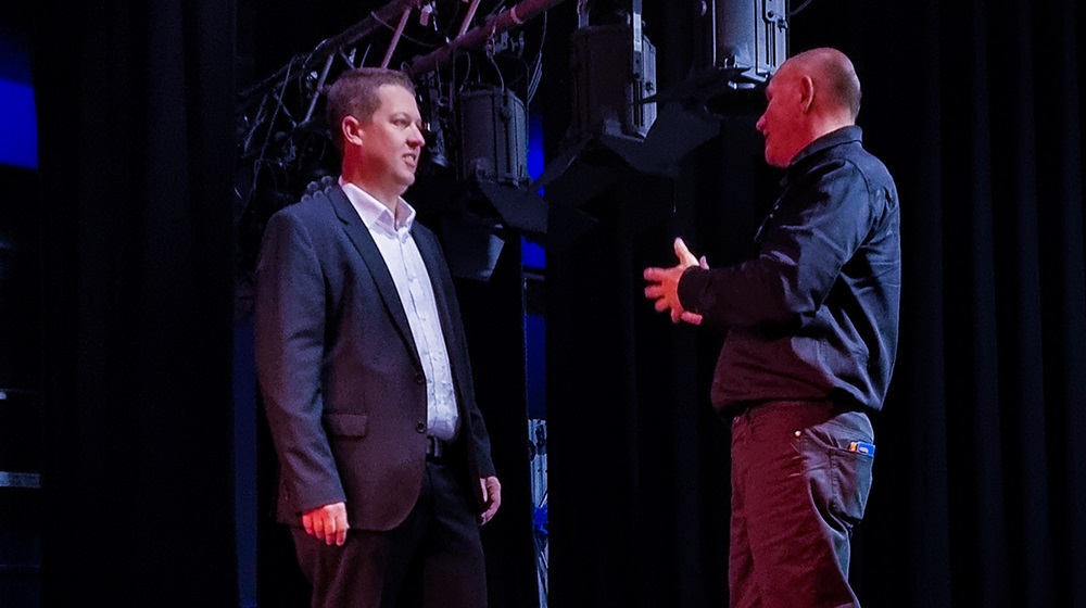 Image of Cessnock City Mayor Cr Jay Suvaal with CPAC's Operations Team Leader John Zeder