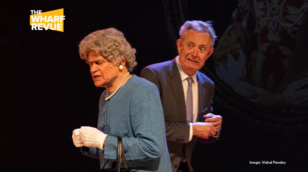 The Wharf Revue cast as Queen Elizabeth and Prince Charles