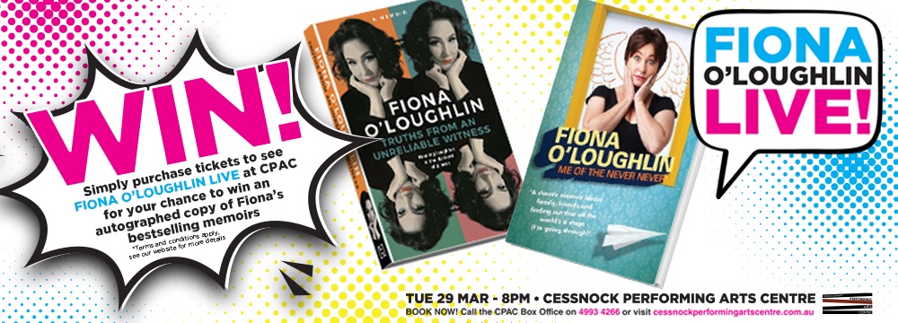 Win an autographed copy of Fiona O'Loughlin's best-selling memoirs